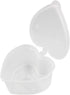 24 Pieces 2.4 oz Heart Shaped Slime Storage Containers Transparent Small Plastic Box with Hinged Lids...