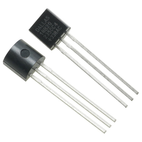 8PCS Digital Temperature Sensor DS18B20 to 92 3 Pin Wire IC Sensor Applied in Thermostatic Controllers Industrial Systems Consumer Products Thermo...