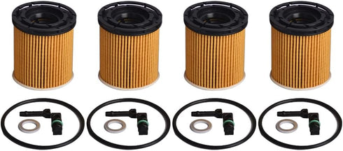 26350-2M000 Engine Oil Filter with Seals Pack Compatible with Hyundai Accent 2020-2022, Hyundai Elantra 2021-2022, Kia K5 2021-2020, Kia Rio 2021-...