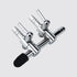 Aquarium Air Pump Splitter 7 in 1 Set 2-Way Air Flow Control Lever Valve & 2 Non-Return Check Valves & 4 Suction Cups for Fish Tank Airline Air Tu...