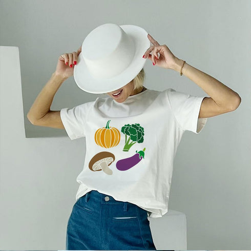 10pcs Vegetables Stencil 6×6inch Farm Vegetable Drawing Stencil with Painting Brush Reusable Pumpkin Eggplant Tomato Carrot Radish Painting Stenci...