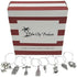 Two Gorgeous Wine Charm Sets – 18 Pieces Total, Wine Lover and World Traveler Themes...