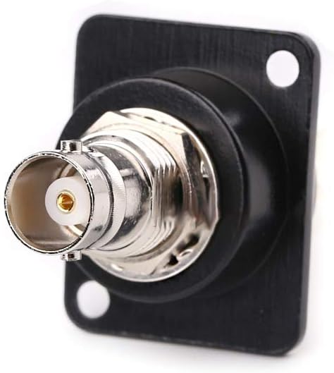 Toronce BNC D series Panel-Mount Connector | D-BNC Pass-Through Connector...