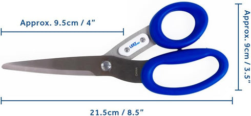 Tonic Studios Left Handed Scissors - All Purpose Heavy Duty Snips with Titanium Coating - Lefty Craft Tool for Fabric, Cardstock, and Vinyl - 8.5 ...