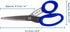 Tonic Studios Left Handed Scissors - All Purpose Heavy Duty Snips with Titanium Coating - Lefty Craft Tool for Fabric, Cardstock, and Vinyl - 8.5 ...