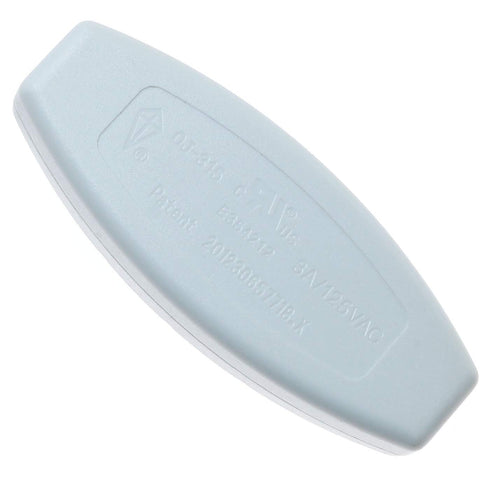 E-outstanding Inline Cord Switch 2 PCS On/Off White Button Inline Cord Switch for Table Lamp Desk Light Bed Lamp 3A 125V AC...