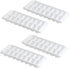 Easy Release White Ice Cube Tray, 16 Cube Trays (Pack of 4) (4 Pack - 64 Cubes)...