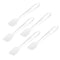 Mini Disposable Plastic Cosmetic Spatulas - SumDirect 400 Pcs Frosted Clear Skincare Makeup Mask Spatula...