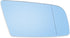 X AUTOHAUX Car Rearview Mirror Glass Replacement with Backing Plate Blue Heated Right Passenger Side for BMW 550i 525i 528i 545i...