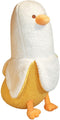 Banana Duck Plush Toy 19.6'',Cute Plushies Banana Stuffed Animal,Duck Plushie Long Banana Duck Plush Pillow,Funny Hugging Pillow Sleeping Cushion ...
