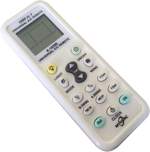 K-1028E Universal Air Conditioner A/C Remote Control for Haier, Hitachi, Panasonic, LG, Sharp, Gree, Midea, Bosch, Toshiba, Sanyo Air Conditioner ...