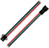 20 Pairs SM JST 3 PIN Wire Connector Cable for WS2812B WS2811 SK6812 LED Strip Lights, 15cm 18 AWG Male and Female without Soldering Light Control...