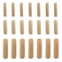 21pcs Wooden Dowels Assorted M6 M8 M10 Hard Wood Grooved Plugs Furniture Woodwork Grooved Fluted Pin Craft for Grooved Fluted, Craft, DIY, Carpent...