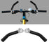 2Pcs Bicycle Handlebar Ends Bars, Bicycle Handle Bar End Bike Pad Cushion Aluminum Alloy Cycling Replacement Accessory(Black)...