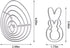 Easter Die Cuts for Card Making,Easter Egg Cutting Dies Rabbit Embossing Template for Scrapbooking DIY Cards Album Crafts Supplies Decorations...