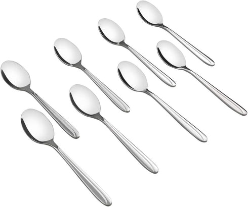 16 Piece Stainless Steel Teaspoons, Small Children Spoons...