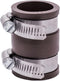 Fernco 1056-100 1-in. Flexible PVC Pipe Coupling for Plastic and Copper Plumbing Connections in Brown...