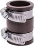 Fernco 1056-100 1-in. Flexible PVC Pipe Coupling for Plastic and Copper Plumbing Connections in Brown...