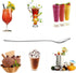 9.25-Inch Long Handle Iced Tea Spoon, Ice Cream Spoon, Premium 304 Stainless Steel Cocktail Stirring Spoons, Silver...