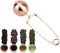 Haofy Tea Strainer, Stainless Steel Tea Filter, Twisting Snap Ball Infuser for Brewing Loose Leaf Tea Mulling Spices Seasonings with Long Handle, ...