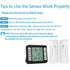 (New Version) AMIR Refrigerator Thermometer, Wireless Indoor Outdoor Thermometer, Sensor Temperature Monitor with Audible Alarm Temperature Gauge ...