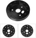 KIMISS Steering Wheel Pad, Universal Steering Wheel to Grant 3 Hole 0.5in Hub Spacer Pad for 6 Hole Adapter(Black)...