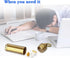 Pill Holder Keychain Container,Portable Mini Brass Waterproof Pill Box for Purse Pocket,Small Pill Case for Outdoor Travel Camping Daily Use...