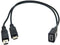 Duttek Mini USB Multi Charging Cable, Mini USB Y Splitter Cable, Mini USB Female to Micro USB Male and Mini USB Male 2 in 1 Splitter Charging Cabl...