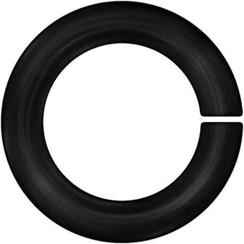 Weave Got Maille Anodized Aluminum Gauge Onyx Jumprings, 4mm...