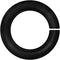 Weave Got Maille Anodized Aluminum Gauge Onyx Jumprings, 4mm...