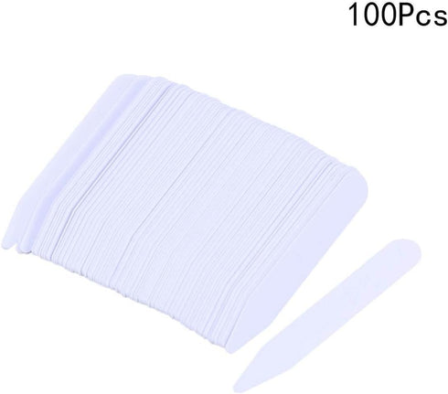 ULTNICE Shirt Collar Stays Collar Stays 200pcs Shirt Collar Band, Collar Strip in 3 Sizes, Plastic Collar Stays for Men, Nylon White Collar Stays ...