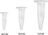 Centrifuge Tubes Bottom Tip Clear Plastic Test Tube Vials (0.2ml/30pcs)...
