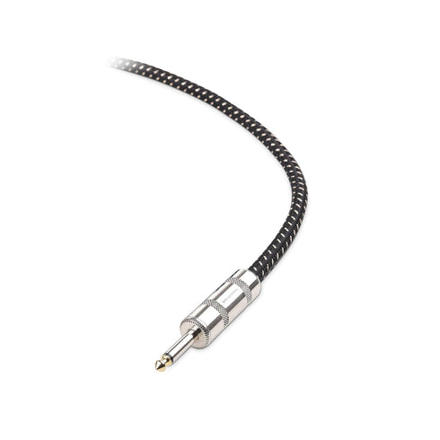Cable Matters 2-Pack Premium Braided 12 AWG 1/4 Inch Speaker Cable 3 ft with 6.35mm TS Connector...