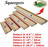INTBUYING Screen Printing Squeegee Ink Squeegee Wooden Water Scraper 65 Durometer 13nches Long 4 inches Wide with Rubber Blade and Wooden Handle...