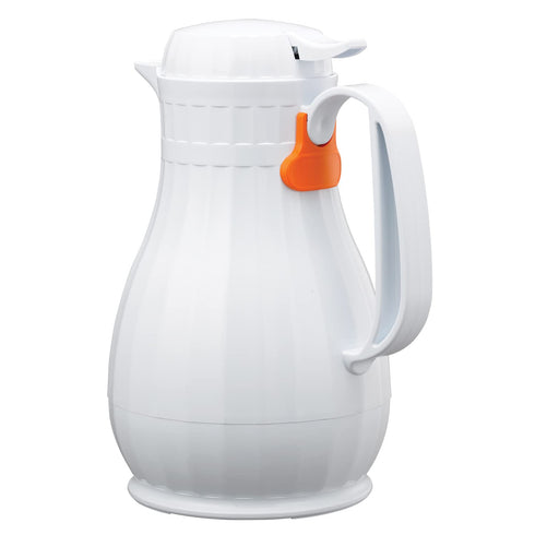 Service Ideas ECO13WH Eco-Serv Server, BPA-free, Foam Insulated Carafe, 44 Ounces, White...