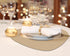 Faux Leather Placemats Set of 2 and Coasters, Heat Resistant Placemats for Dining Table, Waterproof Wipeable Washable Dinner Table Mats, Easy to C...