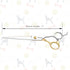 Dog Cat Scissors for Grooming, Pet Shears for Thick Coats and Matted Hair, Thinner Curved Straight Chunker Stainless Steel Shears (7.0" Straight G...