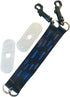 CHU-BUDDY Chubuddy Chew Holder Black Screen Print- Black Tether and Natural Strap...