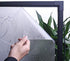 Niviy Window Privacy Film Wheat Flower Frosted Windows Glass Film No Glue Door Window Covering for Office and Home Decoration,23.6 inches by 78.7 ...