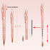 12 Pieces Rose Gold Inspirational Ballpoint Pens with Touch Screens Stylus Tip, Medium Point Smooth Writing Encouraging Motivation Pens for Women,...