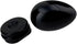 mookaitedecor Black Obsidian Crystal Egg Polished Gemstone Figurines with Stone Stand...