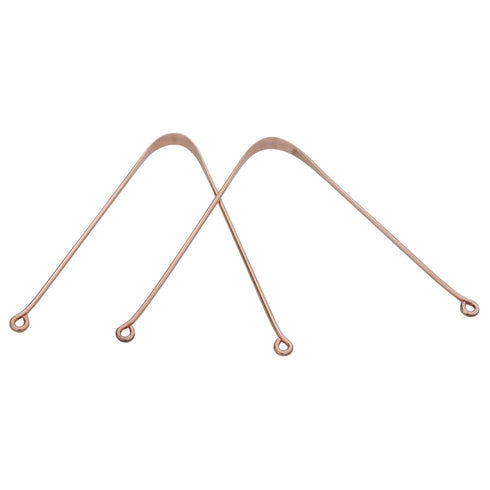 Copper Tongue Cleaner Set of 2, Relief From Bad Breath, Oral Hygiene...