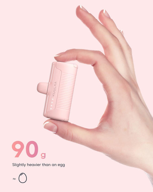 Kuulaa Portable Charger USB C Power Bank 4500mAh Small Portable Phone Charger Android Compact Plug in Battery Pack Portable Compatible with iPhone...