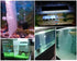 2pcs 30cm x 15cm Plastic Grid Divider Tray Egg Crate Louvre Aquarium Fish Tank Bottom Isolation, Black...