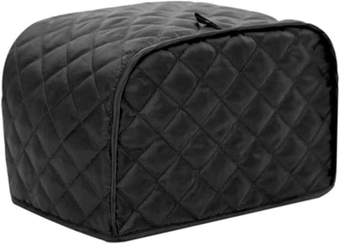 4 slice Toaster Cover, Polyester Fabric Quilted Four Slice Toaster Appliance Dust-proof Cover For Kitchen Small Appliance Dust Cover and Fingerpri...