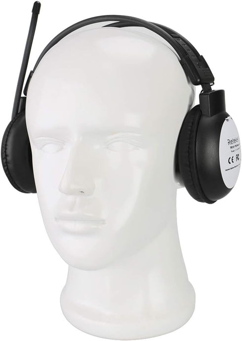 Retekess TR101 FM Radio Headphones, Headset for Mowing, Digital Wireless Radio for Mowing, Walking, Riding, Powered by AA Battery (Pack of 1)...