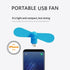 Cell Phone Fan for iPhone - 4 Pack Personal Mini USB Fan Plug in Mobile Phones, Small Portable Pocket Cellphone Fan for iPhone 14 13 12 11 10 9 Pl...