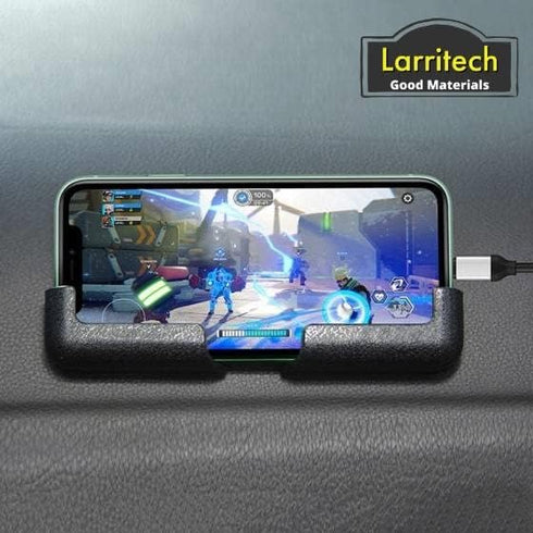 Stick-on Gravity Car Phone Holder Sleeves Strong Sticker Two Sides Cradle (Black)......