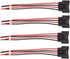 NewYall Pack of 4 Ignition Coil Female Connector Plug Harness Pigtail for HS250h Vibe Camry Corolla Highlander Matrix RAV4 Solara Prizm tC L4 2.4L...