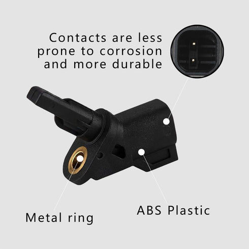 ABS Wheel Speed Sensor, Front Left or Right Car ABS Wheel Speed Sensor, Front Driver Side ABS Wheel Speed Sensor Compatible with Ford Focus, Repla...
